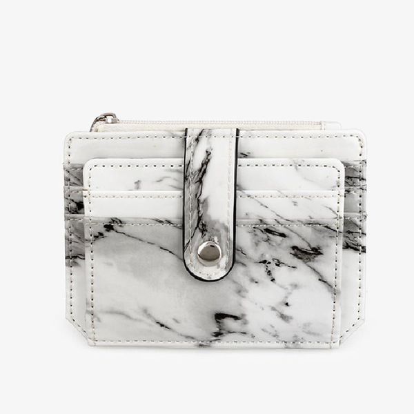 card holders marble texture holder short white small multi-card bag business pocket slim thin id money wallet, Brown;gray
card holders marble texture holder short white small multi-card bag business pocket slim thin id money wallet, Brown;gray