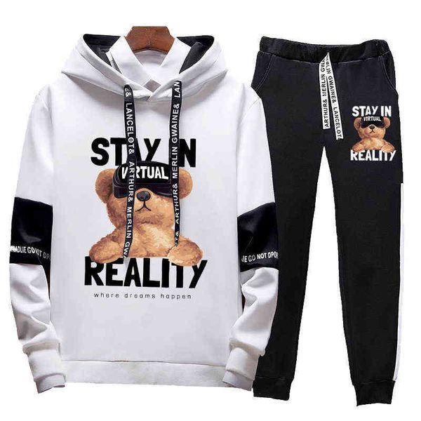 2022 autumn winter casual fashion tracksuit hoodies and sweatpants classic men women hooded longsleeve jogging suit brand new g1217, Gray
2022 autumn winter casual fashion tracksuit hoodies and sweatpants classic men women hooded longsleeve jogging suit brand new g1217, Gray
