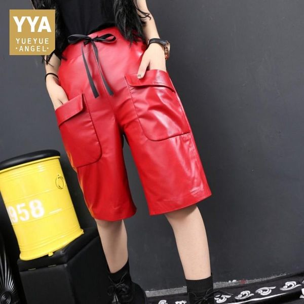 women's pants & capris women sheepskin genuine leather knee length harem boyfriend hip hop streetwear trousers loose fit short, Black;white
women's pants & capris women sheepskin genuine leather knee length harem boyfriend hip hop streetwear trousers loose fit short, Black;white
