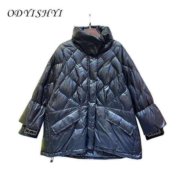 women's down & parkas feather jacket large size women's winter 2021 mid-length adjustable waist white duck coat female, Black
women's down & parkas feather jacket large size women's winter 2021 mid-length adjustable waist white duck coat female, Black
