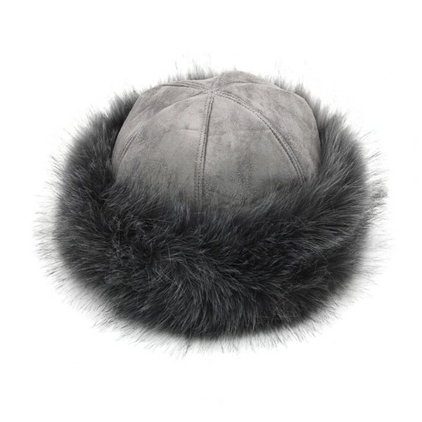 berets hat mongolian men women winter faux fur suede fluffy beanie warm thick snow cap, Blue;gray
berets hat mongolian men women winter faux fur suede fluffy beanie warm thick snow cap, Blue;gray