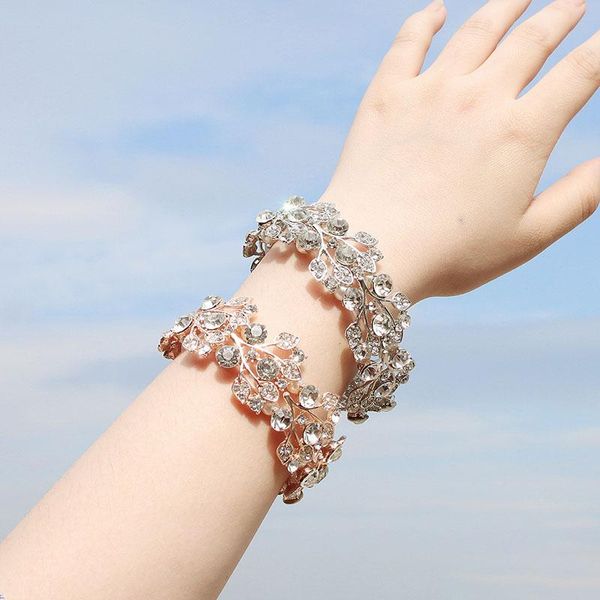 charm bracelets slbridal trendy stretch crystal rhinestones pearls leaf fashion women bracelet girls bridal wedding, Golden;silver
charm bracelets slbridal trendy stretch crystal rhinestones pearls leaf fashion women bracelet girls bridal wedding, Golden;silver
