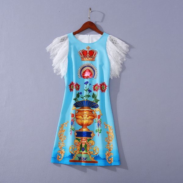 dresses european and american women's clothing summer style lace short - sleeved crown bead the vase printing fashion dress tq80, Black;gray
dresses european and american women's clothing summer style lace short - sleeved crown bead the vase printing fashion dress tq80, Black;gray
