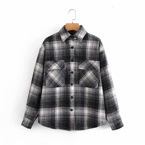 women's jackets autumn fashion lady double pockets black plaid long oversize women stylish turn-down collar woolen coats outwear 0, Black;brown
women's jackets autumn fashion lady double pockets black plaid long oversize women stylish turn-down collar woolen coats outwear 0, Black;brown