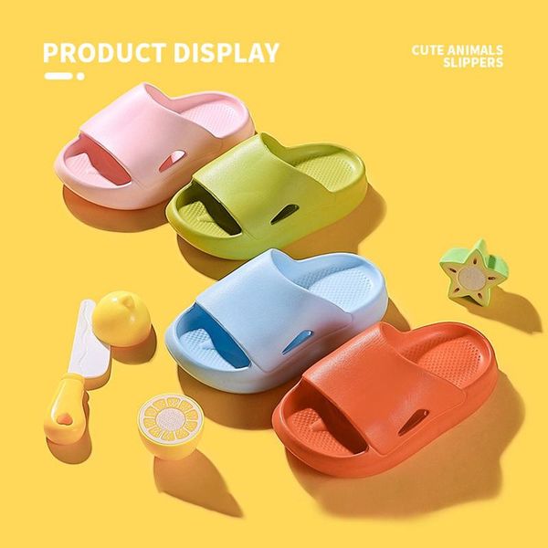 children' slippers summer candy color beach shoes for boys girls waterproof non-slip bathroom soft baby kids a24 slipper, Black;grey
children' slippers summer candy color beach shoes for boys girls waterproof non-slip bathroom soft baby kids a24 slipper, Black;grey