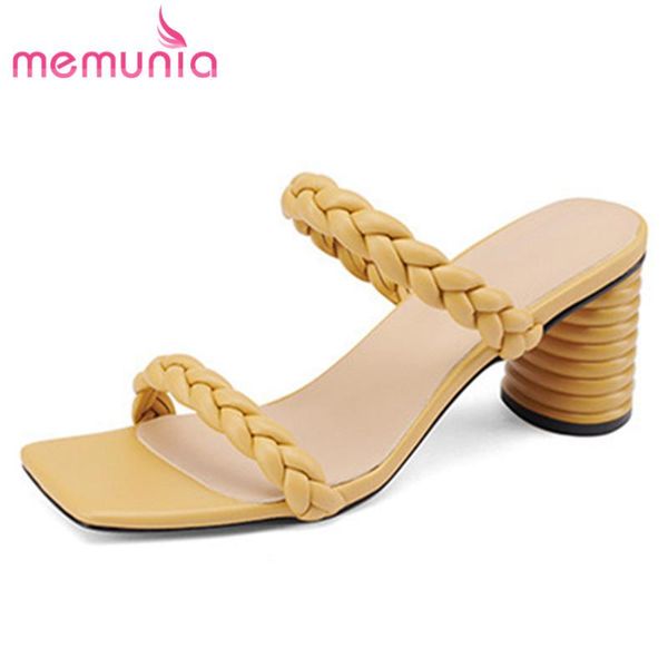 sandals memunia 2021 arrive high heels women shoes solid colors weave simple fashion summer casual party, Black
sandals memunia 2021 arrive high heels women shoes solid colors weave simple fashion summer casual party, Black