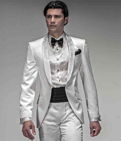 men's suits & blazers tailored groom's suit (jacket + trousers tie), white man's suits with diamond 0gh5, White;black
men's suits & blazers tailored groom's suit (jacket + trousers tie), white man's suits with diamond 0gh5, White;black