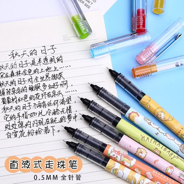 gel pens cartoon of pet go straight liquid type bead pen 0.5 mm full needle high-capacity students use signature examination
gel pens cartoon of pet go straight liquid type bead pen 0.5 mm full needle high-capacity students use signature examination