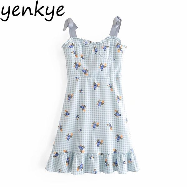 vintage plaid floral print sling dress summer women sleeveless sweet ruffle vestido female prairie chic sundress 210514, Black;gray
vintage plaid floral print sling dress summer women sleeveless sweet ruffle vestido female prairie chic sundress 210514, Black;gray