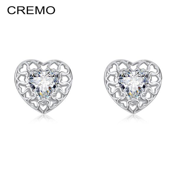 stud cremo earrings for women 3d earring heart shape bijoux femme christmas gothic crystal girl ear fashion jewelry, Golden;silver
stud cremo earrings for women 3d earring heart shape bijoux femme christmas gothic crystal girl ear fashion jewelry, Golden;silver