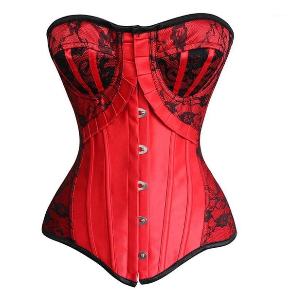 burlesque women's gothic retro overbust corset boned lace up corsets wedding party bustiers bra padded shapewear size s-2xl &, Black;white
burlesque women's gothic retro overbust corset boned lace up corsets wedding party bustiers bra padded shapewear size s-2xl &, Black;white