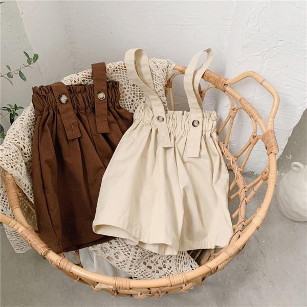 summer boys and girls kindergarten baby overalls toddler girl casual solid suspender pants short pant clothes jumpsuits, Blue
summer boys and girls kindergarten baby overalls toddler girl casual solid suspender pants short pant clothes jumpsuits, Blue