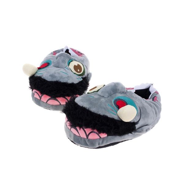 slippers fashion halloween zombie big mouth grotesque thickening cloth bottom non-slip flock funny cartoon print indoor, Black
slippers fashion halloween zombie big mouth grotesque thickening cloth bottom non-slip flock funny cartoon print indoor, Black
