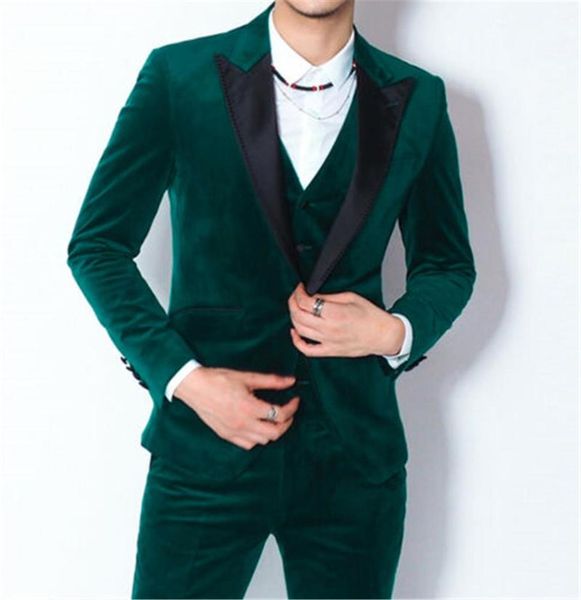 men's suits & blazers 2021 wedding green velvet suit slim fit 3 piece (jacket+pants+vest) groom tuxedo party custom grooms man, White;black
men's suits & blazers 2021 wedding green velvet suit slim fit 3 piece (jacket+pants+vest) groom tuxedo party custom grooms man, White;black