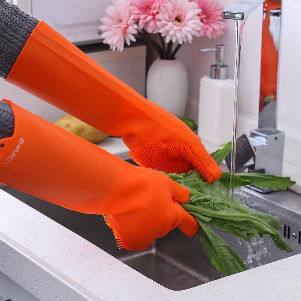 disposable gloves dishwashing cleaning silicone magic rubber sponge scrubber mittens kitchen clean tools non-slip garden work
disposable gloves dishwashing cleaning silicone magic rubber sponge scrubber mittens kitchen clean tools non-slip garden work
