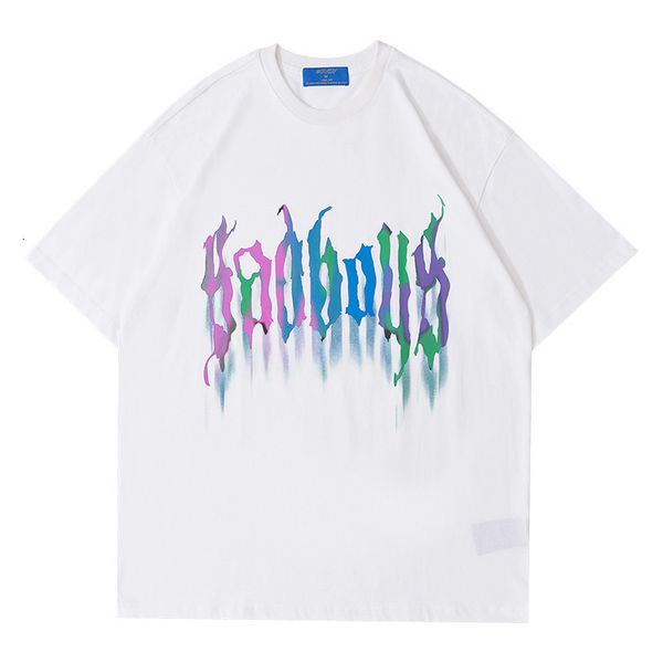 men's tracksuits the spring and summer 2021 hired joker dazzle tide colors letters oversize shoulder couple t-shirts with short sleeves, Gray
men's tracksuits the spring and summer 2021 hired joker dazzle tide colors letters oversize shoulder couple t-shirts with short sleeves, Gray