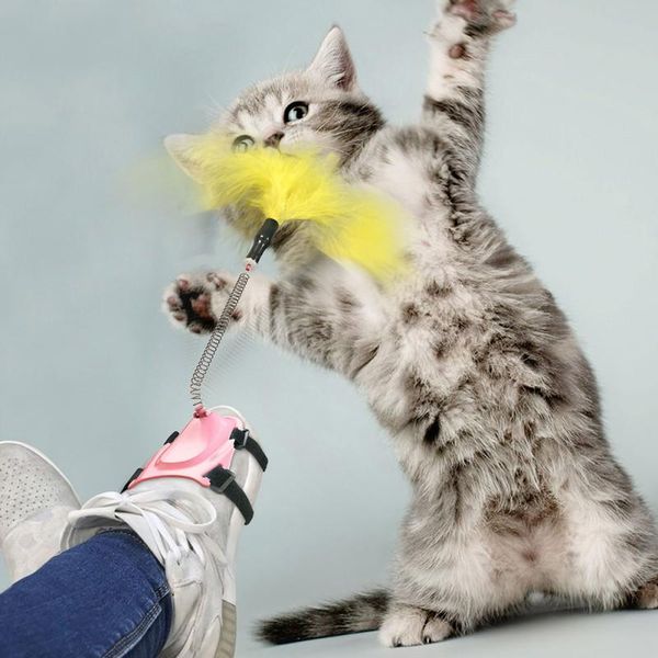 cat toys pet toy interactive hands teaser wand spring feather funny stick for cats supplies
cat toys pet toy interactive hands teaser wand spring feather funny stick for cats supplies