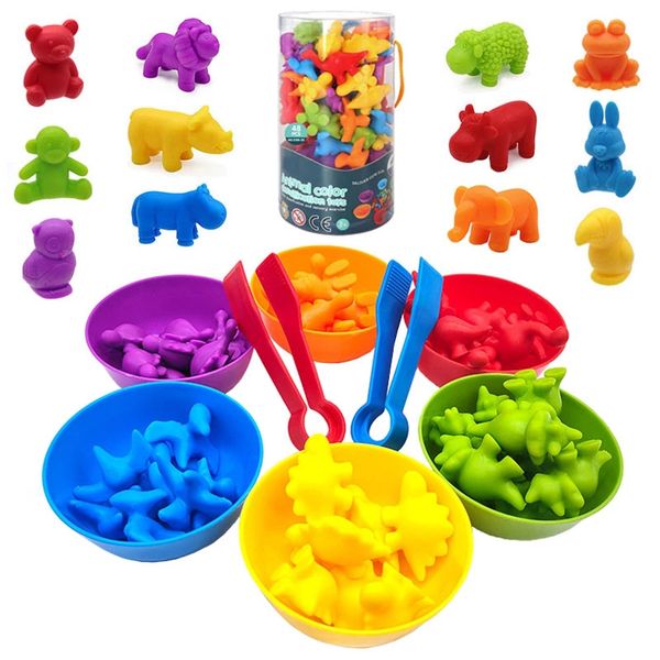 Kid Rainbow Matching Game Animal Cognition Rainbow Color Sort Fine Motor Training Montessori Sensory Education Puzzle Toy Gift
Kid Rainbow Matching Game Animal Cognition Rainbow Color Sort Fine Motor Training Montessori Sensory Education Puzzle Toy Gift