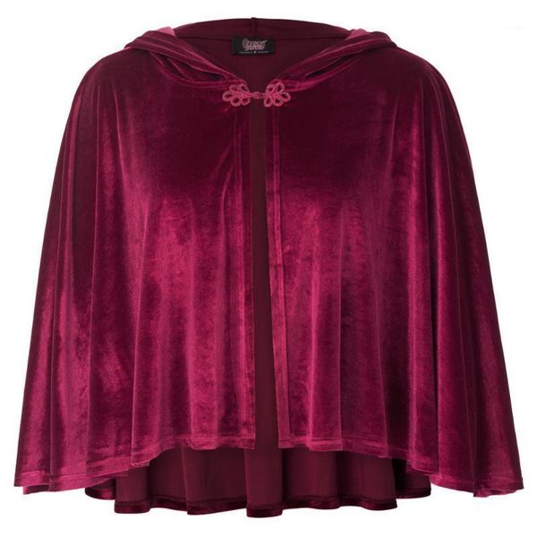 women bolero shrug jacket medieval victorian renaissance steampunk button velvet cloak hooded cape for wedding party1, Black;brown
women bolero shrug jacket medieval victorian renaissance steampunk button velvet cloak hooded cape for wedding party1, Black;brown
