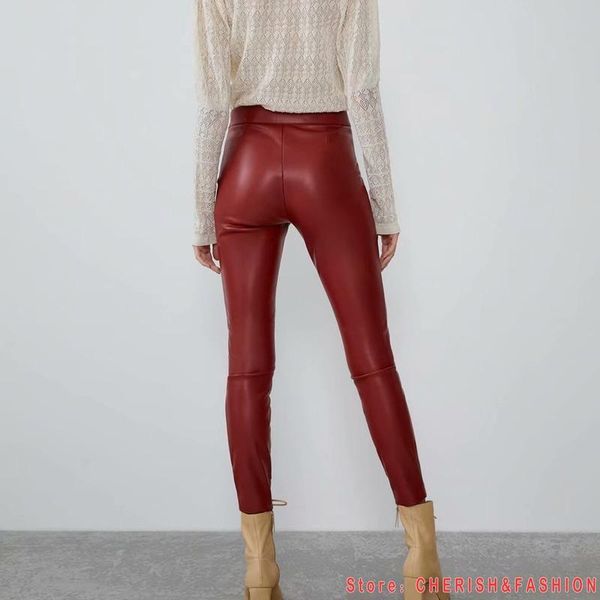 women's pants & capris women high wasit faux leather trousers fashion autumn winter lady white red black fleece pu zippers pencil skinn, Black;white
women's pants & capris women high wasit faux leather trousers fashion autumn winter lady white red black fleece pu zippers pencil skinn, Black;white