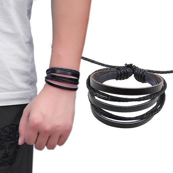 tennis men jewelry multilayer bracelets & bangles,punk mens genuine leather bracelet homme for pulseiras hombre masculina, Golden;silver
tennis men jewelry multilayer bracelets & bangles,punk mens genuine leather bracelet homme for pulseiras hombre masculina, Golden;silver