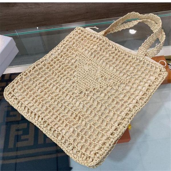 2021 summer straw shopping bag large capacity pochette lady elegant travel street handle totes luxurys designers womens p drawstring handbag
2021 summer straw shopping bag large capacity pochette lady elegant travel street handle totes luxurys designers womens p drawstring handbag
