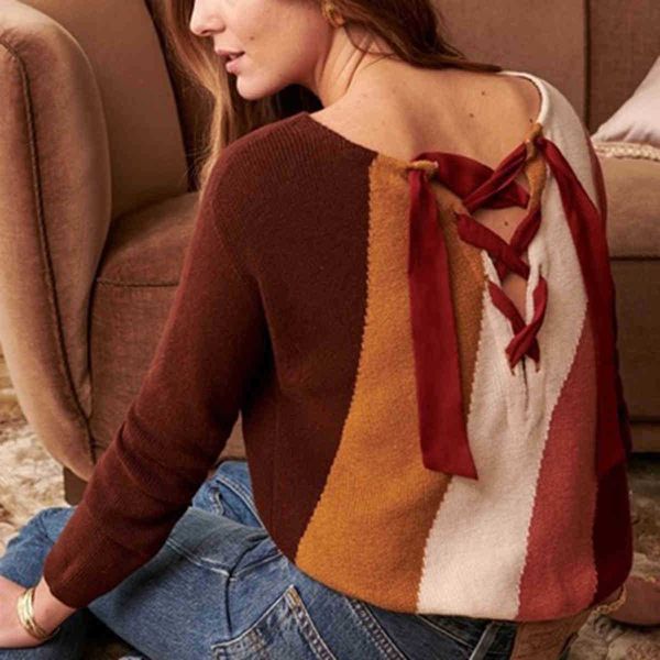 women's sweaters sweater intarsia knitt pullover women autumn winter long sleeve round neck wool back across chic sweater vintage casua, White;black
women's sweaters sweater intarsia knitt pullover women autumn winter long sleeve round neck wool back across chic sweater vintage casua, White;black