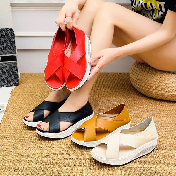 sandals nice women beach shoes sandal summer vogue solid color flat platform non-slip ladies, Black
sandals nice women beach shoes sandal summer vogue solid color flat platform non-slip ladies, Black