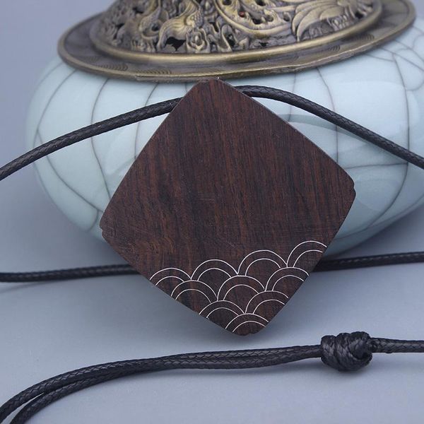pendant necklaces imboss insert wood ethnic black rosewood necklace,stainless steel pattern auspicious clouds carving vintage necklace ,, Silver
pendant necklaces imboss insert wood ethnic black rosewood necklace,stainless steel pattern auspicious clouds carving vintage necklace ,, Silver