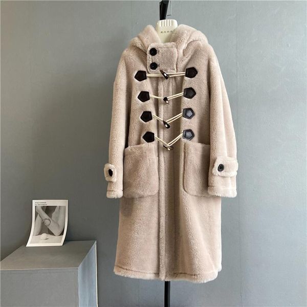 women's fur & faux real coat 100% wool women winter clothes keep warm max jacket 2021 100, Black
women's fur & faux real coat 100% wool women winter clothes keep warm max jacket 2021 100, Black