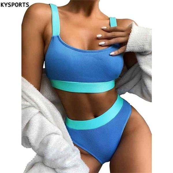 women high waist bikinis swimsuits swimwear splicing beachwear suits 210702, White;black
women high waist bikinis swimsuits swimwear splicing beachwear suits 210702, White;black