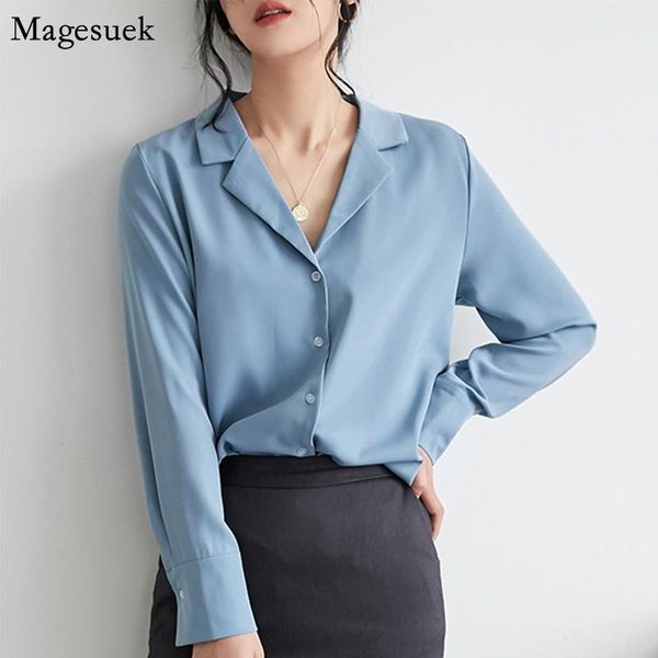 women's blouses & shirts autumn long sleeve white women blouse solid loose shirt v-neck chiffon office lady clothing 9383
women's blouses & shirts autumn long sleeve white women blouse solid loose shirt v-neck chiffon office lady clothing 9383