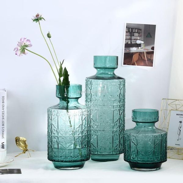vases american retro relief glass vase decoration living room dining table flower arrangement transparent blue hydroponic
vases american retro relief glass vase decoration living room dining table flower arrangement transparent blue hydroponic