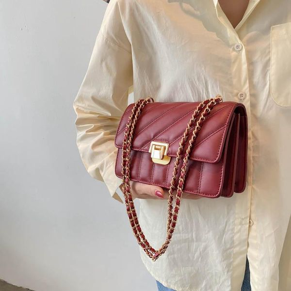 fashion pu leather crossbody shoulder bag for women 2021 trendy luxury solid color chain handbags female travel cross body
fashion pu leather crossbody shoulder bag for women 2021 trendy luxury solid color chain handbags female travel cross body