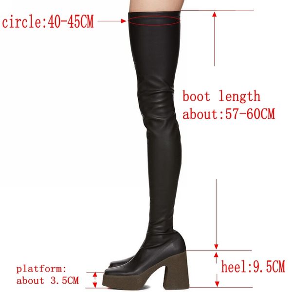 dress shos botas fmininas snsuais acima dos jolhos, sapatos d salto d sticar, cano da coxa, outono invrno, ocpe, Black
dress shos botas fmininas snsuais acima dos jolhos, sapatos d salto d sticar, cano da coxa, outono invrno, ocpe, Black