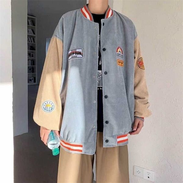 corduroy jacket coat autumn and winter plus velvet thick cotton male harajuku retro hong kong-style 211126, Black;brown
corduroy jacket coat autumn and winter plus velvet thick cotton male harajuku retro hong kong-style 211126, Black;brown