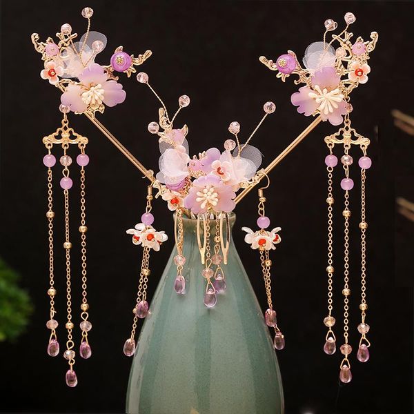 han chinese clothing headdress ornament hair clasp girl comb accessories xiuhe buyao tassel other event & party supplies
han chinese clothing headdress ornament hair clasp girl comb accessories xiuhe buyao tassel other event & party supplies