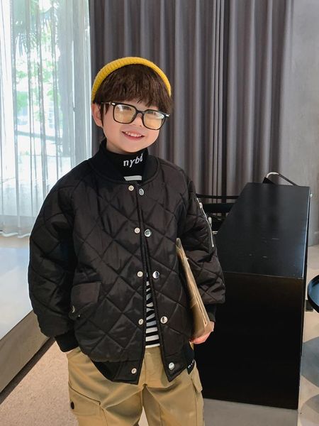 down coat children's diamond lattice cotton-padded clothes winter 2021 autumn/winter fashionable cotton, Blue;gray
down coat children's diamond lattice cotton-padded clothes winter 2021 autumn/winter fashionable cotton, Blue;gray