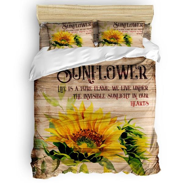 bedding sets wood grain retro sunflower farm set bed sheet pillowcase bedroom comforter home duvet cover
bedding sets wood grain retro sunflower farm set bed sheet pillowcase bedroom comforter home duvet cover