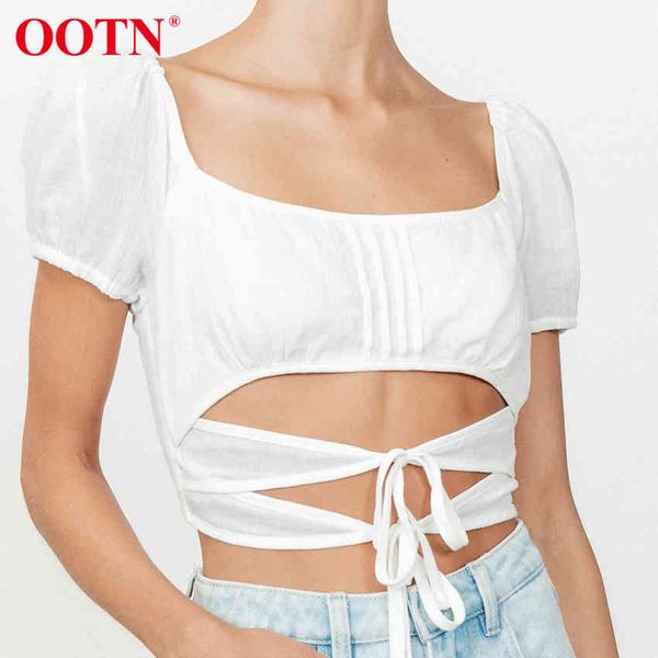 ootn lace up crop short sleeve summer shirt square collar linen blouse streetwear chic women white blouses cotton 210413
ootn lace up crop short sleeve summer shirt square collar linen blouse streetwear chic women white blouses cotton 210413