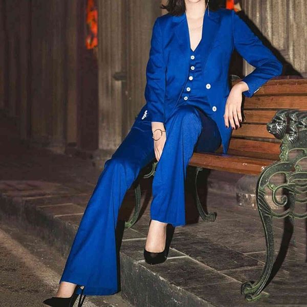 women's two piece pants business carry royal-sized blue suits made on behalf of the ladies wedding suit tuxedo custom-made 3 parts, White
women's two piece pants business carry royal-sized blue suits made on behalf of the ladies wedding suit tuxedo custom-made 3 parts, White