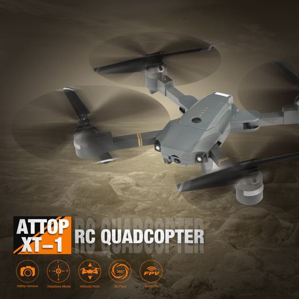 XT-1 2.4G WIFI FPV Drone With adjustable 1080p HD Camera 3D Flip Altitude Hold Foldable optical flow Headless Mode RC Quadcopter, Extra battery
XT-1 2.4G WIFI FPV Drone With adjustable 1080p HD Camera 3D Flip Altitude Hold Foldable optical flow Headless Mode RC Quadcopter, Extra battery