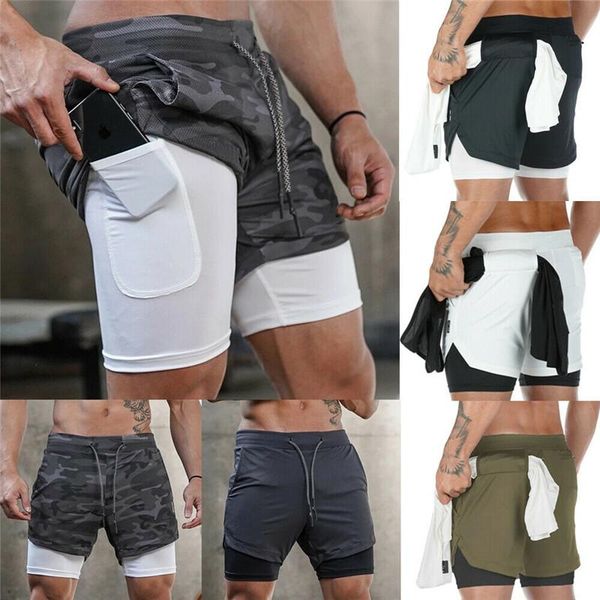 men's shorts running fitness sports casual slim breathable exercise beachwear bag pants, White;black
men's shorts running fitness sports casual slim breathable exercise beachwear bag pants, White;black
