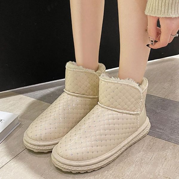 boots 2021 winter snow women plush warm platform ankle waterproof round toe short cotton shoes footwear, Black
boots 2021 winter snow women plush warm platform ankle waterproof round toe short cotton shoes footwear, Black