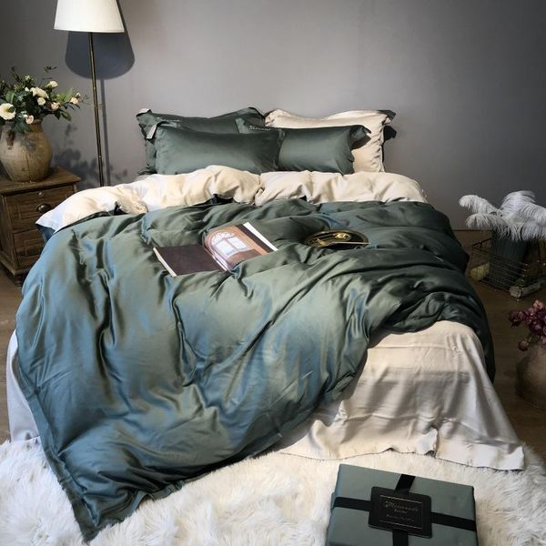 bedding sets summer ice silk set naked bed four-piece tencel spring/summer style fabric home textile
bedding sets summer ice silk set naked bed four-piece tencel spring/summer style fabric home textile