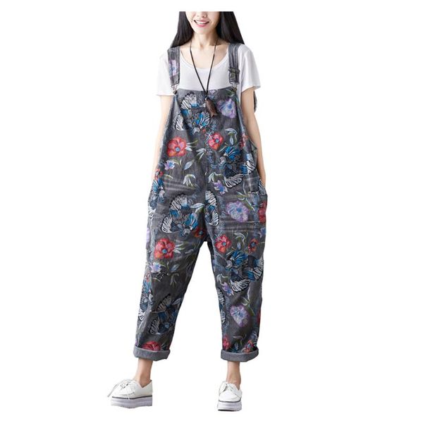 women's jeans women butterfly flower printed denim bib overalls loose jumpsuits floral, Blue
women's jeans women butterfly flower printed denim bib overalls loose jumpsuits floral, Blue