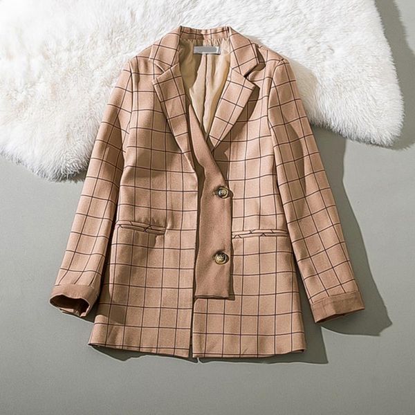 fashion office lady plaid suit women regular asymmetry khaki spring blazer coat stylish 2021 korean women's blazers suits &, White;black
fashion office lady plaid suit women regular asymmetry khaki spring blazer coat stylish 2021 korean women's blazers suits &, White;black