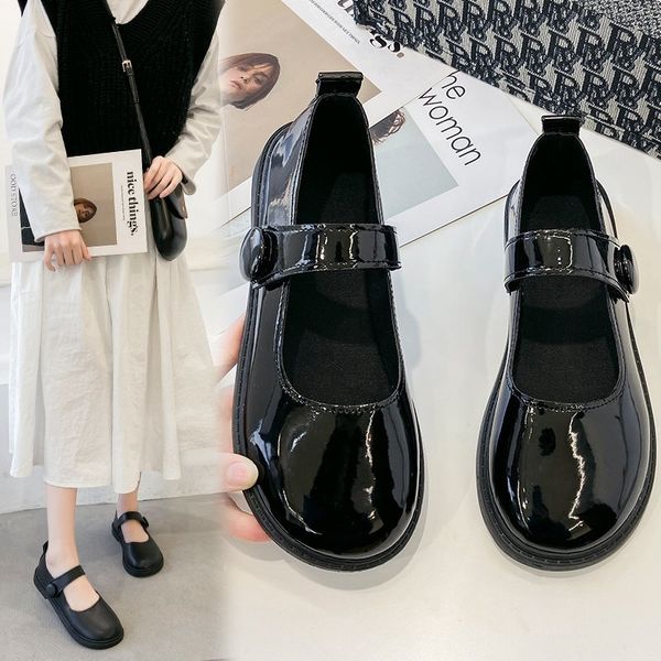 solid leather mary janes women shoes woman thick mid heels slip on thick bottom platform round toe buckle casual shoes plus size, Black
solid leather mary janes women shoes woman thick mid heels slip on thick bottom platform round toe buckle casual shoes plus size, Black