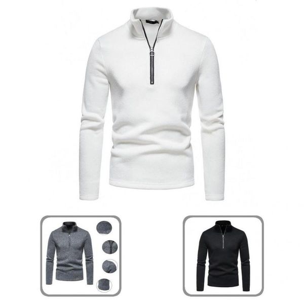 men's casual shirts skin-friendly great leisure men zipper male slim for daily wear, White;black
men's casual shirts skin-friendly great leisure men zipper male slim for daily wear, White;black