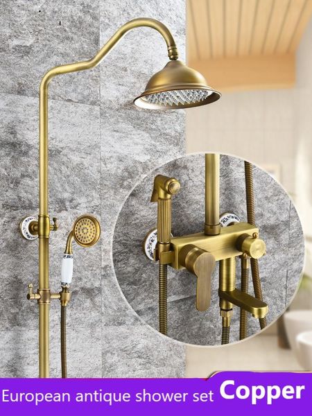 all copper european antique shower set bathroom pressurized toilet retro faucet sets
all copper european antique shower set bathroom pressurized toilet retro faucet sets